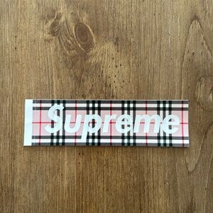 Burberry Supreme Sticker